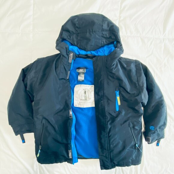 Boy's Champion 3-In-1 Sz XS (4/5) Jacket Wind/Water Resistant Blue/Black EUC - Picture 6 of 6